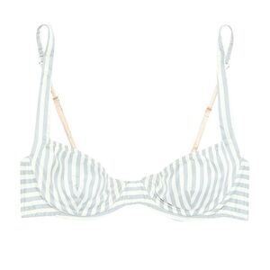 NWT Kiki De Monteparnasse Pure Silk Luxury Lingerie Balconette Bra 34A